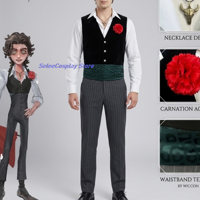 Men Accessories For Suit - Adults Cosplay Game Game Identity V