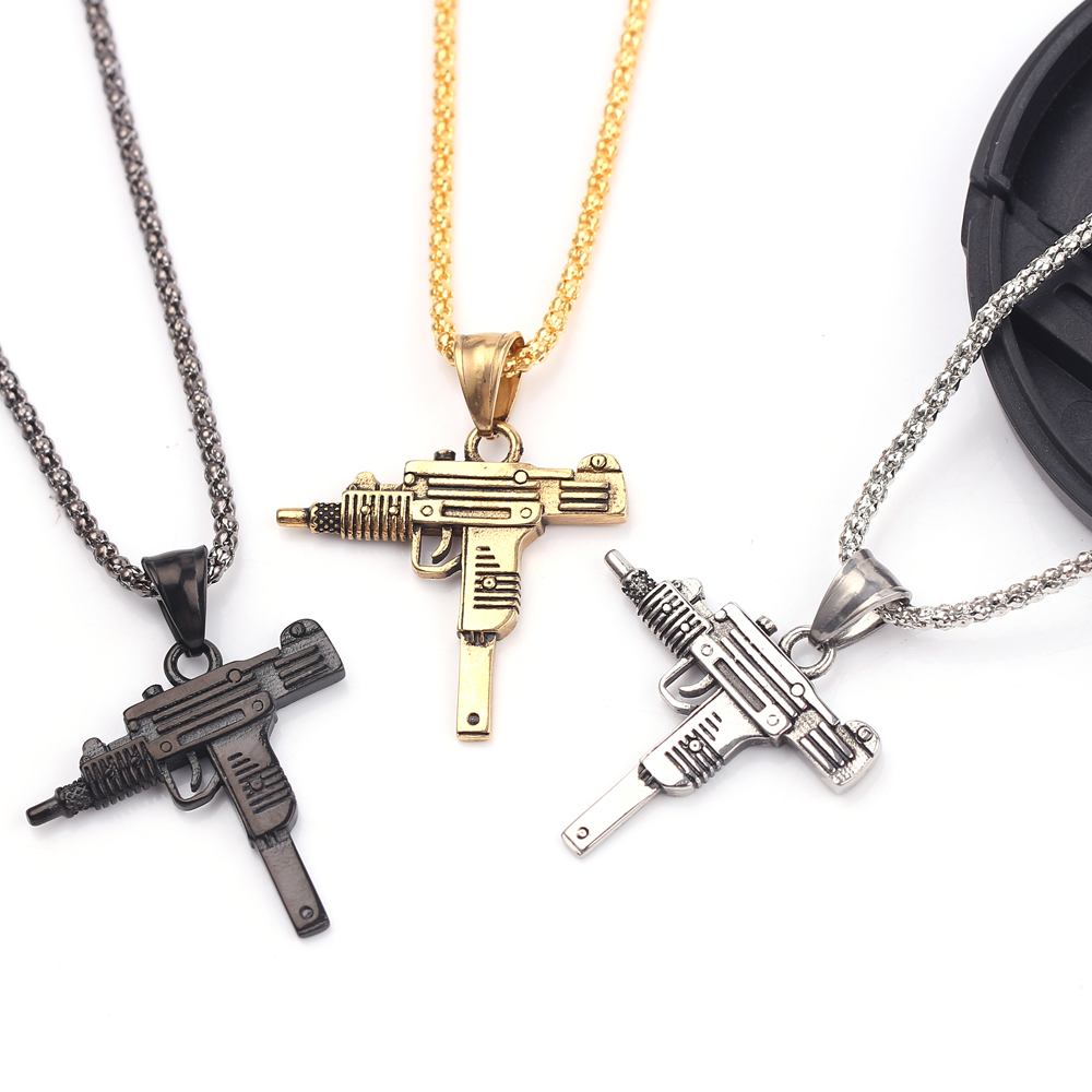 Punk Uzi Pistol Machine Gun Ne - огляд і ціна Men'S Accessories Fashion