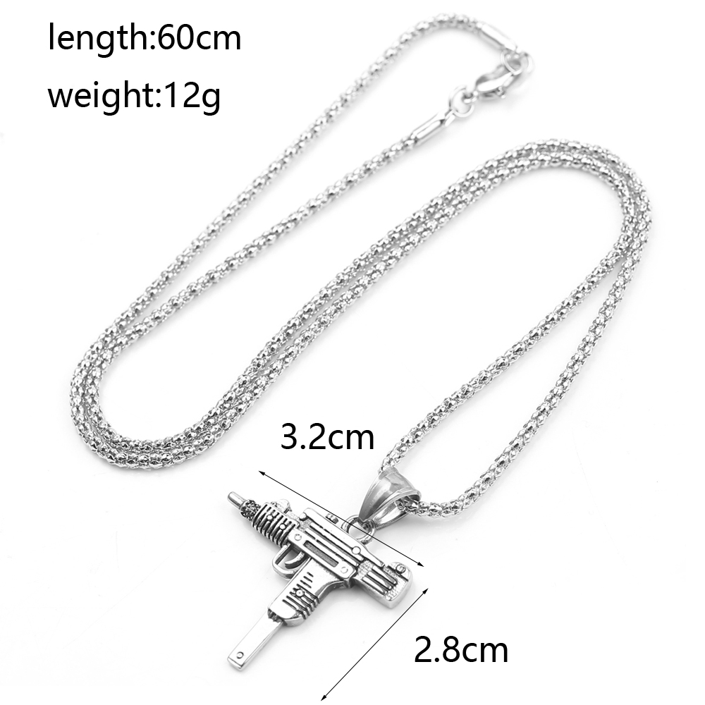 Punk Uzi Pistol Machine Gun Ne - огляд і ціна Men'S Accessories Fashion