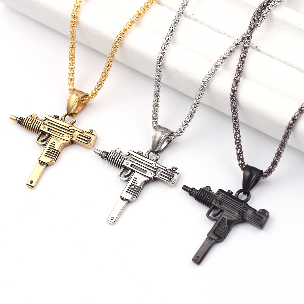 Punk Uzi Pistol Machine Gun Ne - огляд і ціна Men'S Accessories Fashion