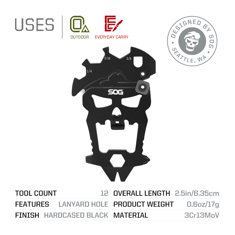 SOG 12 in 1 Multitool MacV Sma - огляд і ціна Keychain Multi Tool