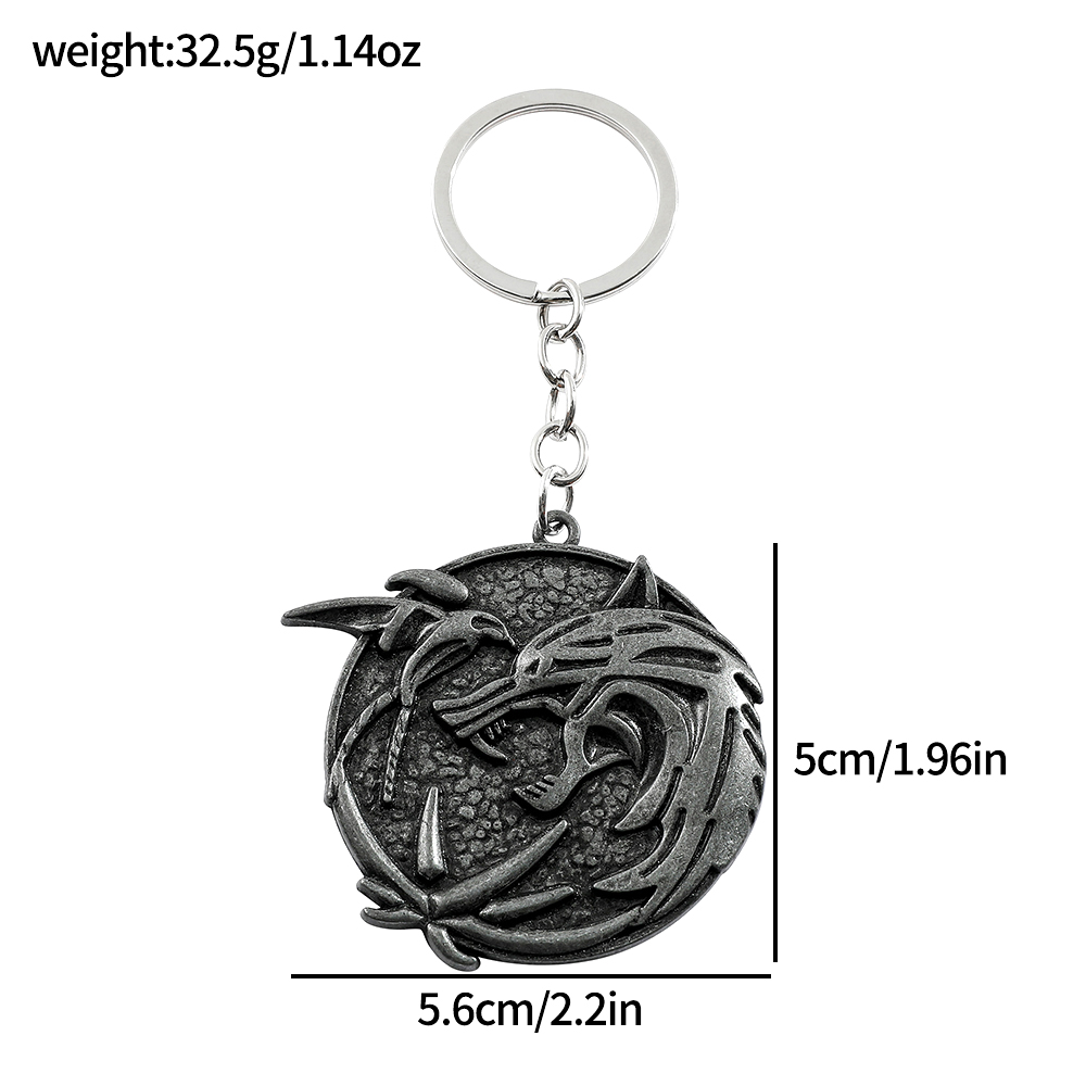Vintage Wolf Head Keychain Gam - огляд і ціна Men'S Accessories Fashion