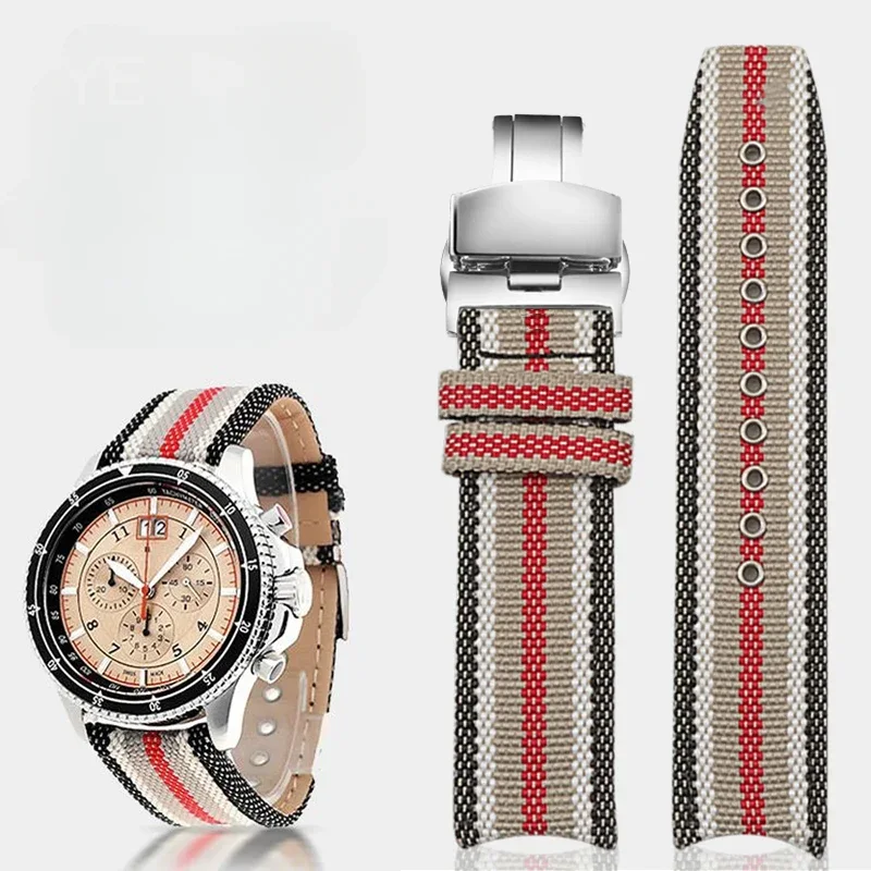 Woven Nylon Watchbands for Bur - огляд і ціна Men'S Accessories Burberry