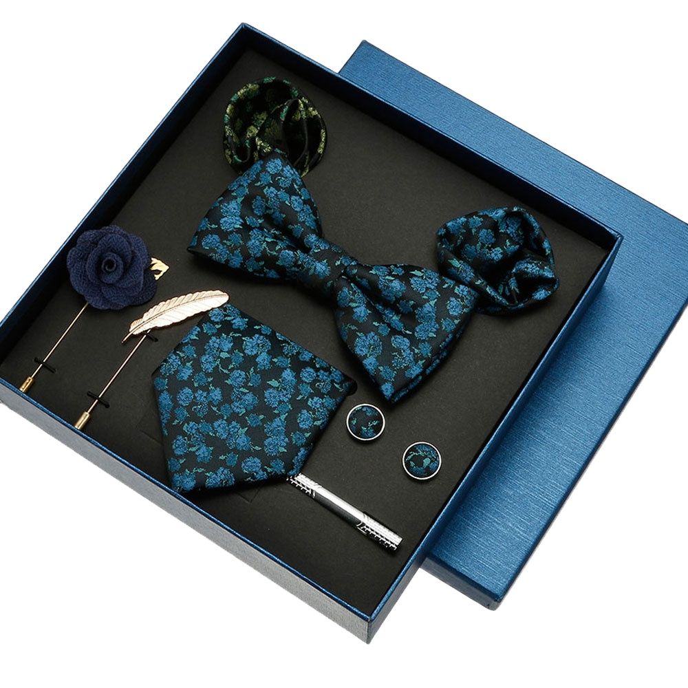 Luxury Silk Tie Hankies Set In - огляд і ціна Neck Tie Set Box