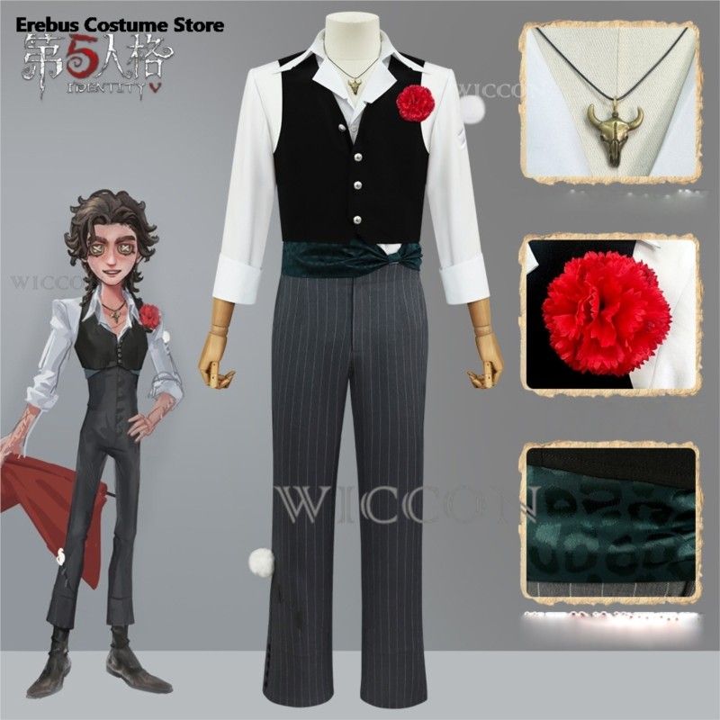 Adults Cosplay Game Game Ident - огляд і ціна Men Accessories For Suit