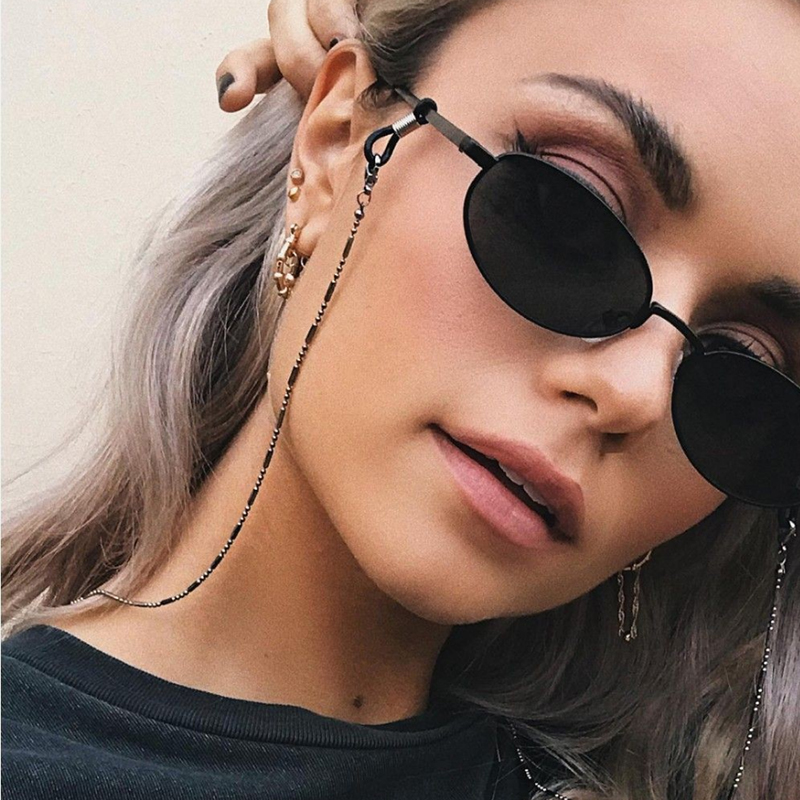 Mask Sunglasses Chains for Wom - огляд і ціна Men Accessories In Silver