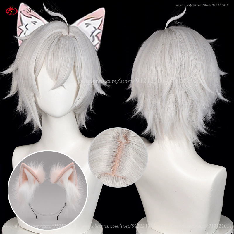 ZZZ Seth Lowell Cosplay Wig 30 - огляд і ціна Men Accessories In Silver