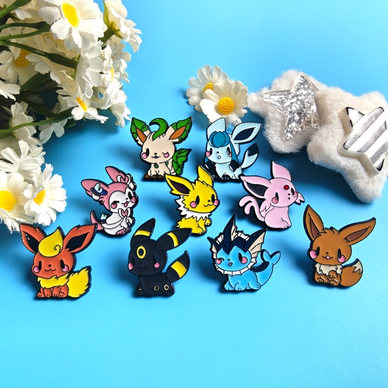 Hot 9 Pcs Anime Elf Brooch Set - огляд і ціна Lapel Pin Enamel
