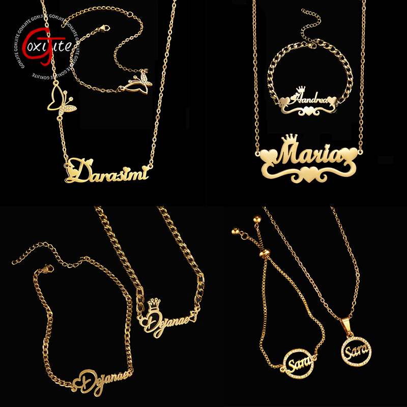 Goxijite Customize Name Neckla - огляд і ціна Men'S Accessories Jewelry Bracelet