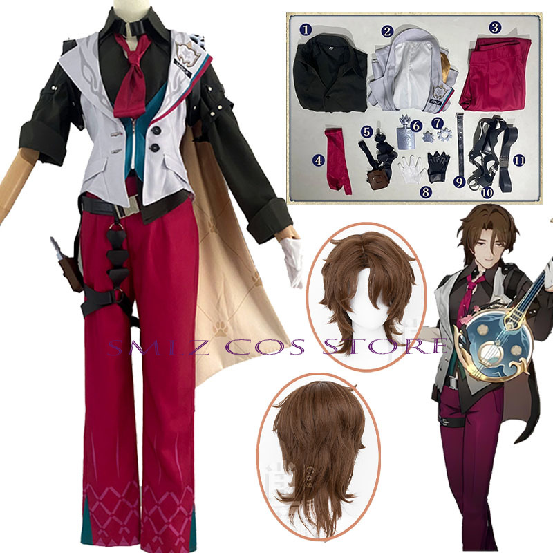 Gallagher Cosplay Honkai Star  - огляд і ціна Men Accessories For Suit