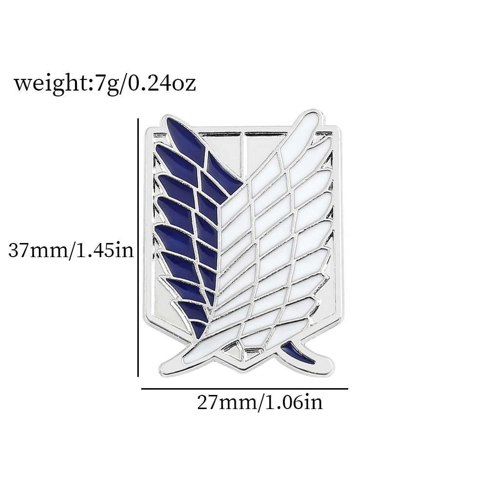 Anime Attack on Titan Enamel B - огляд і ціна Lapel Pin Enamel