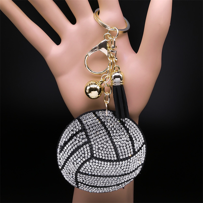 Volleyball Crystal Keychain Al - огляд і ціна Men'S Volleyball Accessories