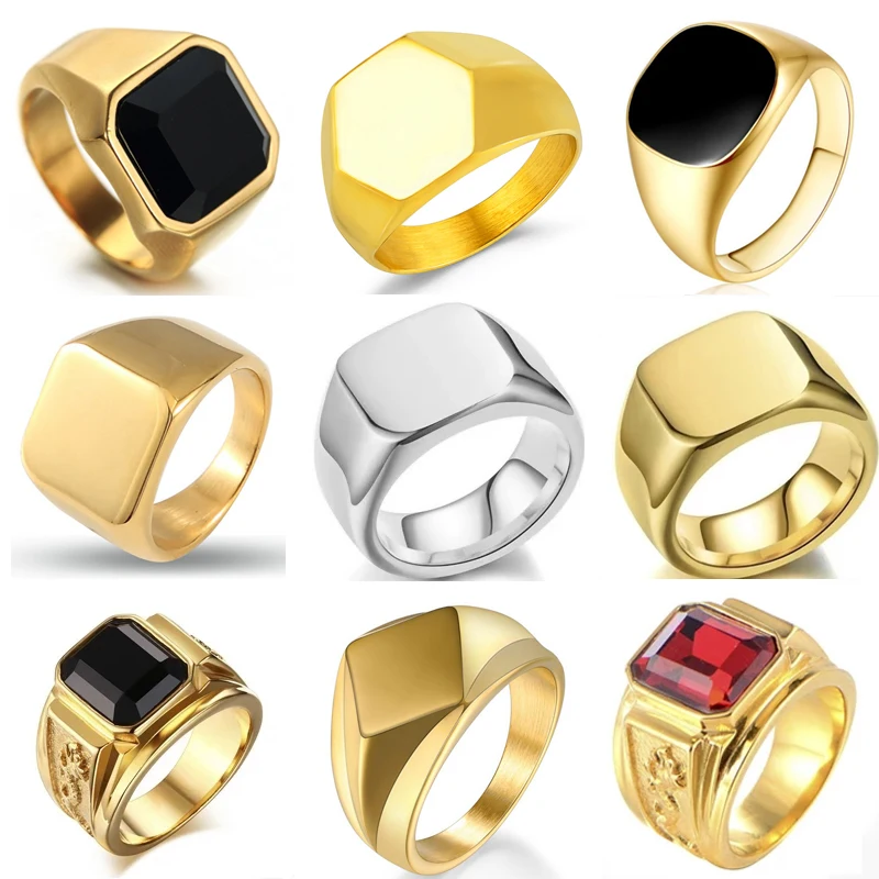 Biker Punk Style Rings for Men - огляд і ціна Men'S Accessories Jewelry Brands